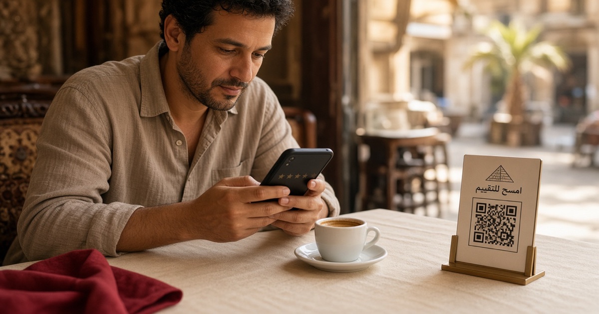 التقييمات من المنيو: إزاي توصل تقييم جوجل من الترابيزة
